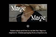 Mage - Modern Sharp Serif, a Serif Font by Pandeka Studio (Thumbnail 2 of 12)