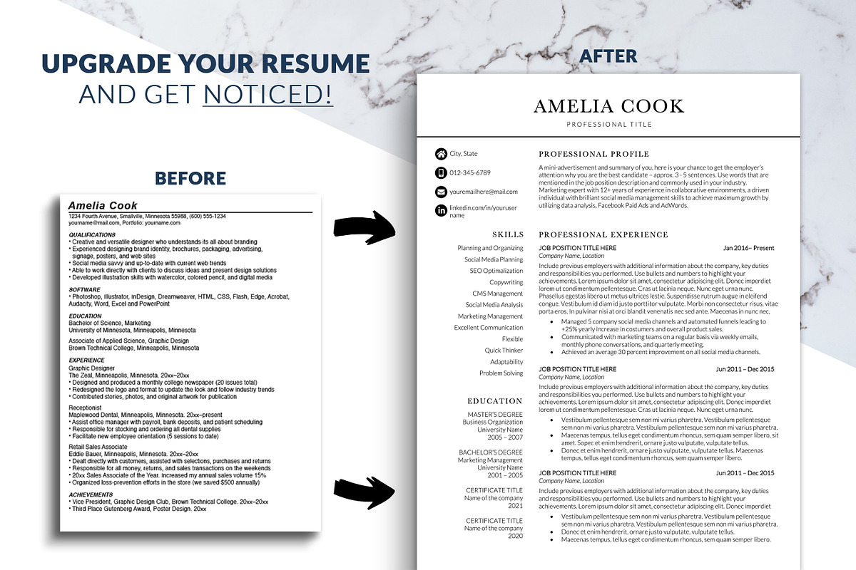 Modern Simple CV Resume Template, a Resume Template by BestResumes.Co (Photo 5 of 8)