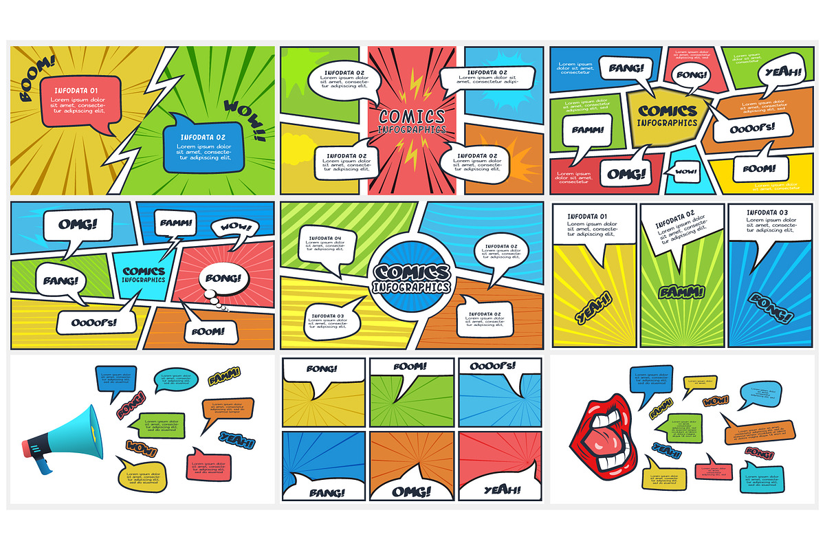 Comics Template Presentation preview 4