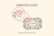 Christmas Glow Font Family, a Serif Font by vectalex (Thumbnail 2 of 5)