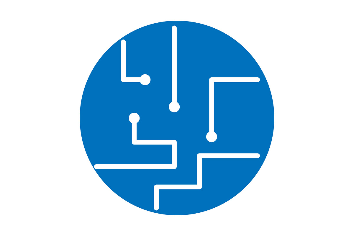 Microcircuit icon design template, a Solid Icon by Sumberpangan (Photo 2 of 3)