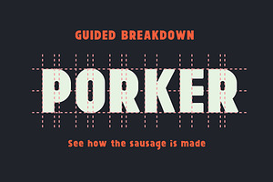 Porker Font Bonus Pack