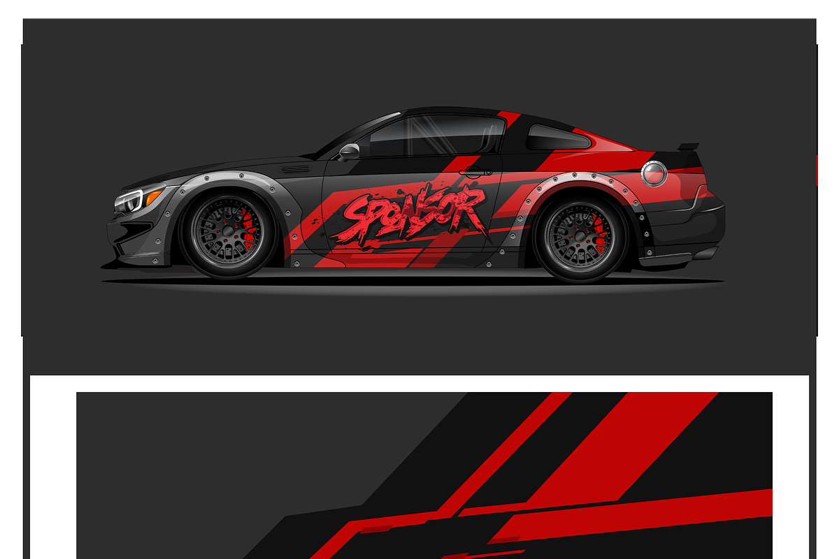 Futuristic Tech Car Wrap Design, a Technology Illustration by CarWrap design (Photo 2 of 4)