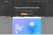 Told - Multipurpose Landing Pack, a Bootstrap Template by Pichforest Studio (Thumbnail 5 of 7)