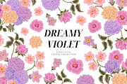 DREAMY VIOLET - Flower Collection, an Object Graphic by Artflorara (Thumbnail 11 of 12)