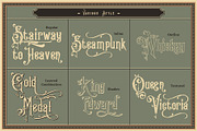 Victorian Fonts Collection, a Serif Font by Burntilldead (Thumbnail 2 of 10)