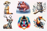 Wild Animals of Africa PNG, an Illustration by Dream Creation (Thumbnail 2 of 7)