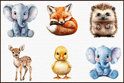 Nursery Animals Clipart, an Illustration by Sublimation Artist (Thumbnail 3 of 6)