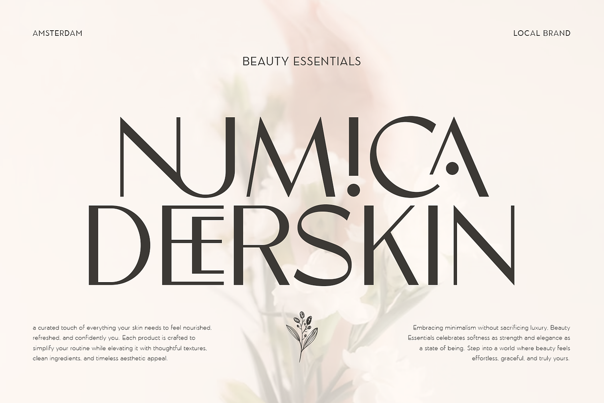 Maroon - Luxury Font, a Sans Serif Font by Umitype (Photo 2 of 10)