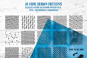 HandDrawn Mono Pattern & Brushes, a Pattern Graphic by The Indigo Hare (Thumbnail 6 of 7)