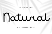 Natural, a Handwritten Font by FreshTypeINK (Thumbnail 1 of 8)