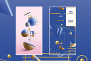 Illusion-Instagram Posts and Stories, a Social Media Template by Polar Vectors (Thumbnail 17 of 20)