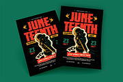 Juneteenth National Independence Day, a Flyer Template by megarez (Thumbnail 2 of 3)
