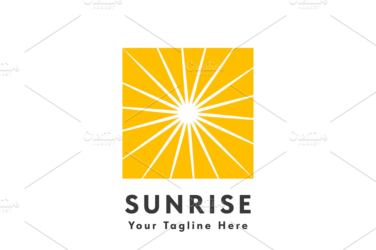 Sunrise Nature Logo Design Icon, a Branding & Logo Template by Morvana Crew