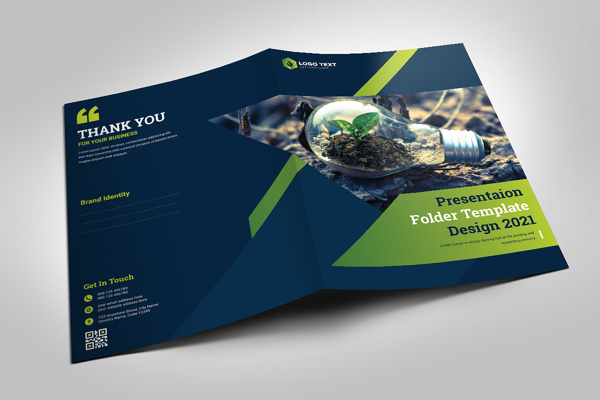Presentation Folder Template Design, a Poster Template by zahidhossainalif (Photo 3 of 6)