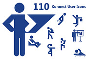 110 Konnect User Icons, an Icon by Tahsin Tahil (Thumbnail 1 of 2)