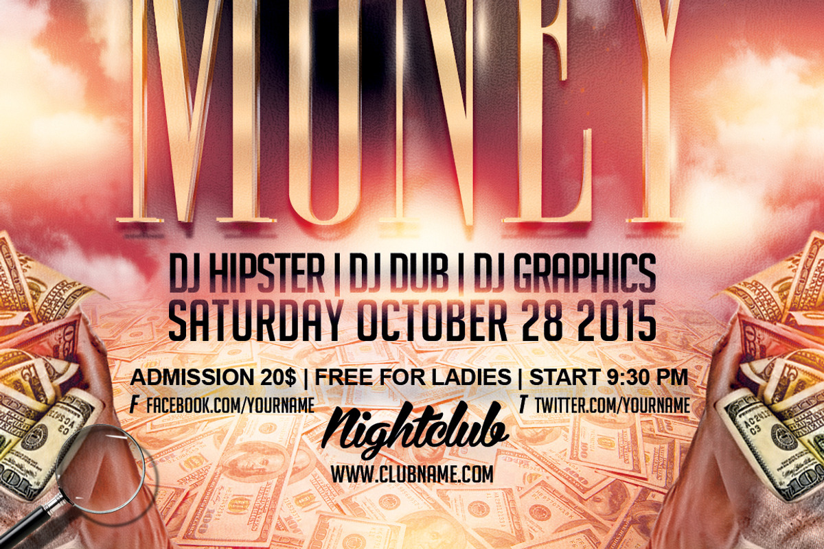 Cash Money | 3in1 Flyer Template, a Flyer Template by GIGA-TEMPLATE (Photo 10 of 10)