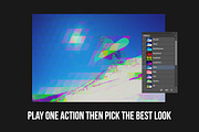 10 Glitch Art Photoshop Actions preview 3