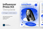 Influencer Media Press Kit / EPK, a Resume Template by vinyljunkie (Thumbnail 1 of 4)