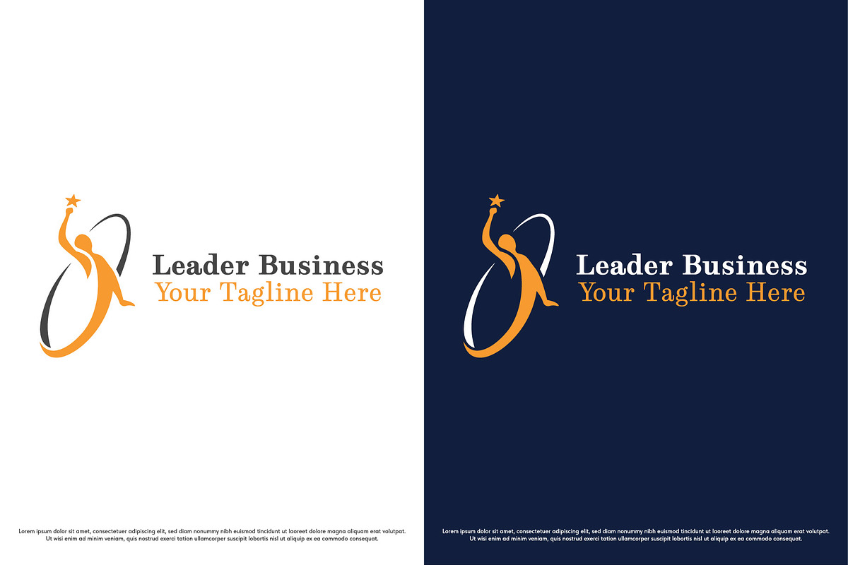 Leader business logo design template, a Branding & Logo Template by Morvana Crew (Photo 2 of 2)