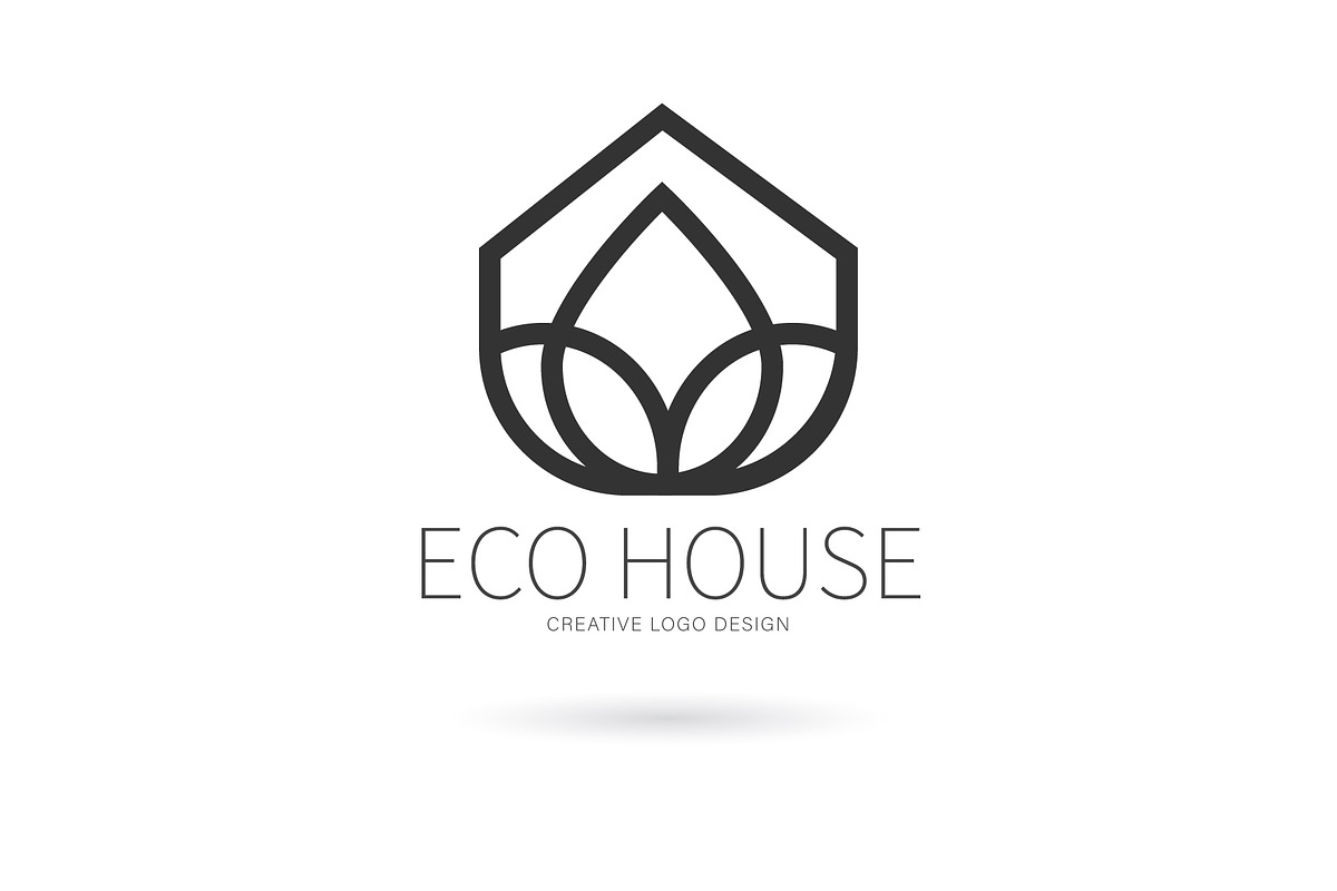 Eco house logo, a Branding & Logo Template by Logocreative (Photo 2 of 3)