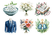 Christian Wedding Clipart Png, an Illustration by SinaCreation (Thumbnail 3 of 10)