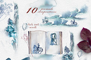 Watercolor Knight Clipart Set, a Person Illustration by ArtCreationsDesign (Thumbnail 5 of 10)