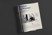 Blue Modern Corporate Brochure, a Brochure Template by Neermana (Thumbnail 3 of 11)