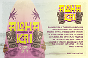 Ricopalm - Hawaiian Display Font, a Sans Serif Font by Artisan Themes (Thumbnail 7 of 12)