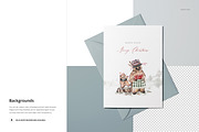 5x7 Greeting Cards Mockup Set, a Merchandise Mockup by creatsy5 (Thumbnail 14 of 16)