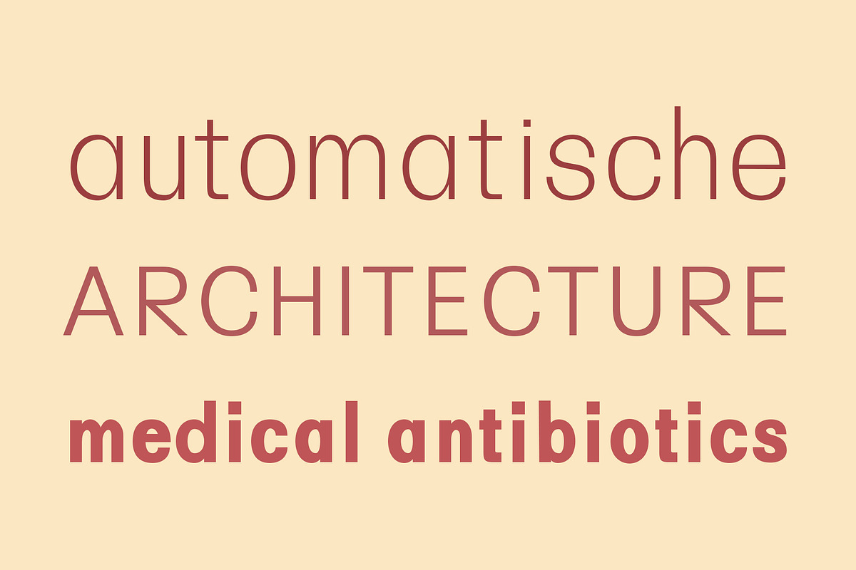 Hacim Simple Sans Serif Font Family preview 7