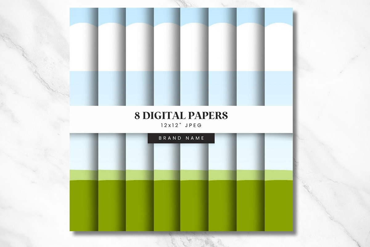 Canva Cover for 8 Digital Papers, a Presentation Template by illuztrate (Photo 7 of 8)