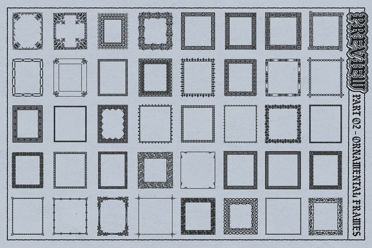 Illustrator Frames Brushes, a Brush Add-On by MiksKS (Photo 21 of 21)