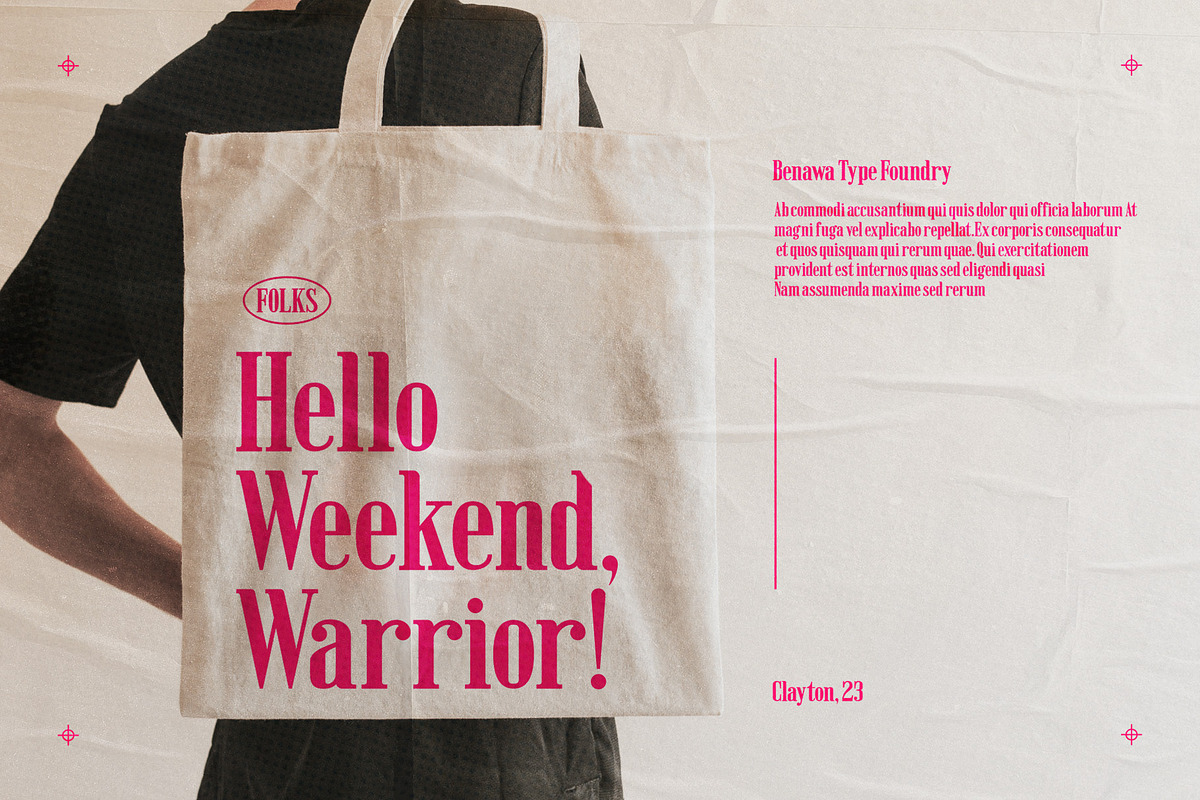 Postress - Condensed Serif, a Serif Font by Bentype Studio (Photo 5 of 7)