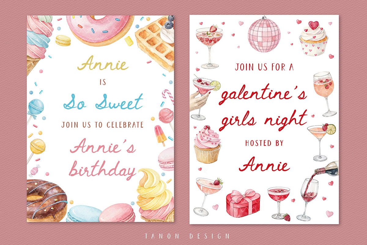 Tis de Bakery Whimsical duo fonts, a Handwritten Font by Tanondesign (Photo 4 of 6)