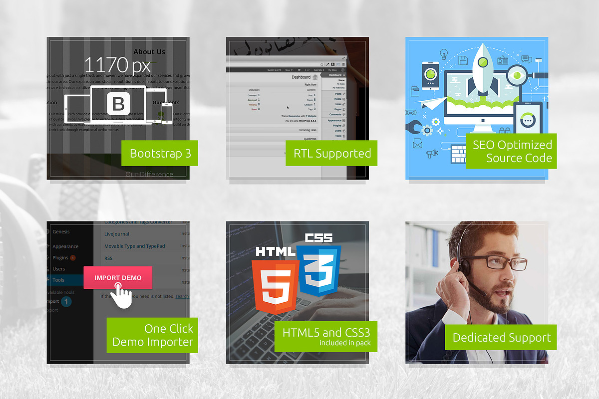 Lawn Care - WordPress theme, a WordPress Template by TonyTemplates (Photo 3 of 5)
