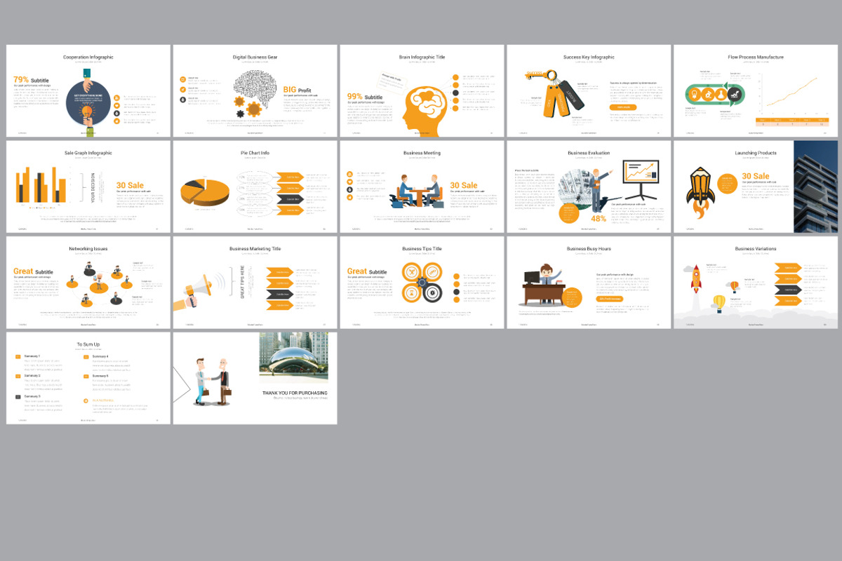 Market Powerpoint Template, a Presentation Template by GreenDesign (Photo 4 of 5)