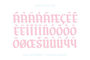 Messy Bun - Blackletter Font, a Blackletter Font by ariodsgn (Thumbnail 3 of 9)