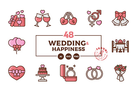 Wedding and Happiness Icon