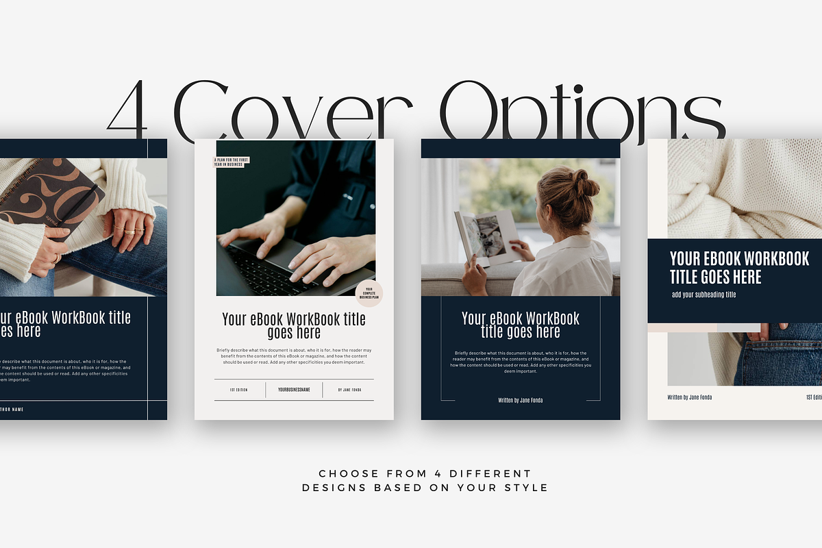 Canva Business Ebook WorkBook JanePr, a Marketing Template by Lovely Confetti (Photo 2 of 9)
