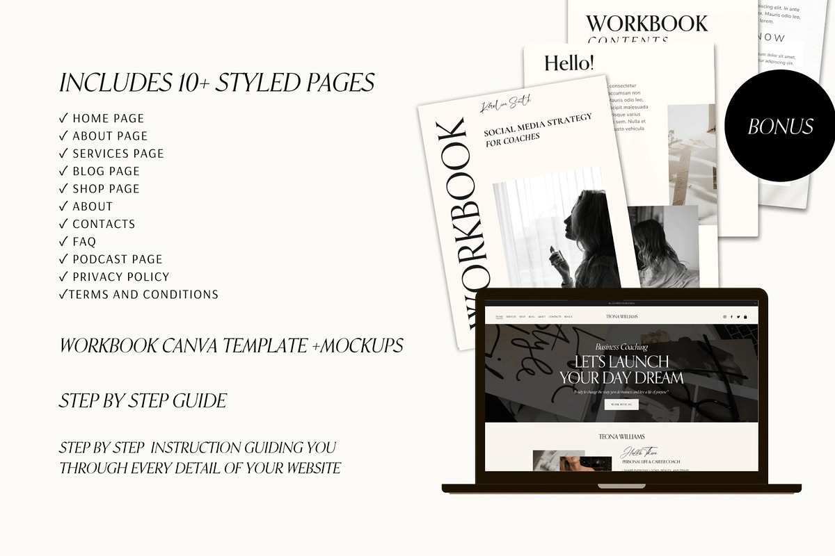Wix Website template coach, a Wix Template by Presentibox (Photo 8 of 11)