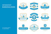 Oktoberfest vintage badges & labels, a Branding & Logo Template by Vasya Kobelev (Thumbnail 12 of 25)