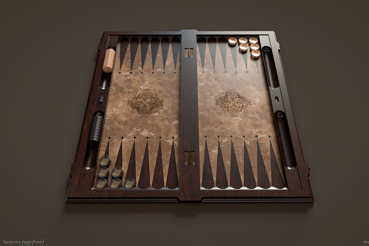 Board games set, an Object 3D Model by Snji | 3D Models (Photo 9 of 30)