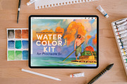 Watercolor Kit – Procreate Brushes, a Brush Add-On by Sadie Lew (Thumbnail 1 of 14)
