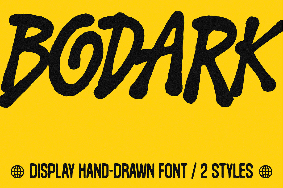 Bodark – Hand Drawn Tagging Font, a Handwritten Font by The Native Saint Club (Photo 1 of 16)