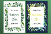 Tropical Day and Night Wedding Suite, an Invitation Template by HannaSymo (Thumbnail 6 of 11)