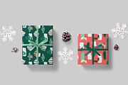 Abstract Christmas-Seamless Patterns, a Pattern Graphic by Pretty Meerkat (Thumbnail 4 of 6)
