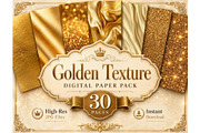Premium Gold Foil Texture Pack, a Texture Graphic by Akrinity Digital (Thumbnail 1 of 3)
