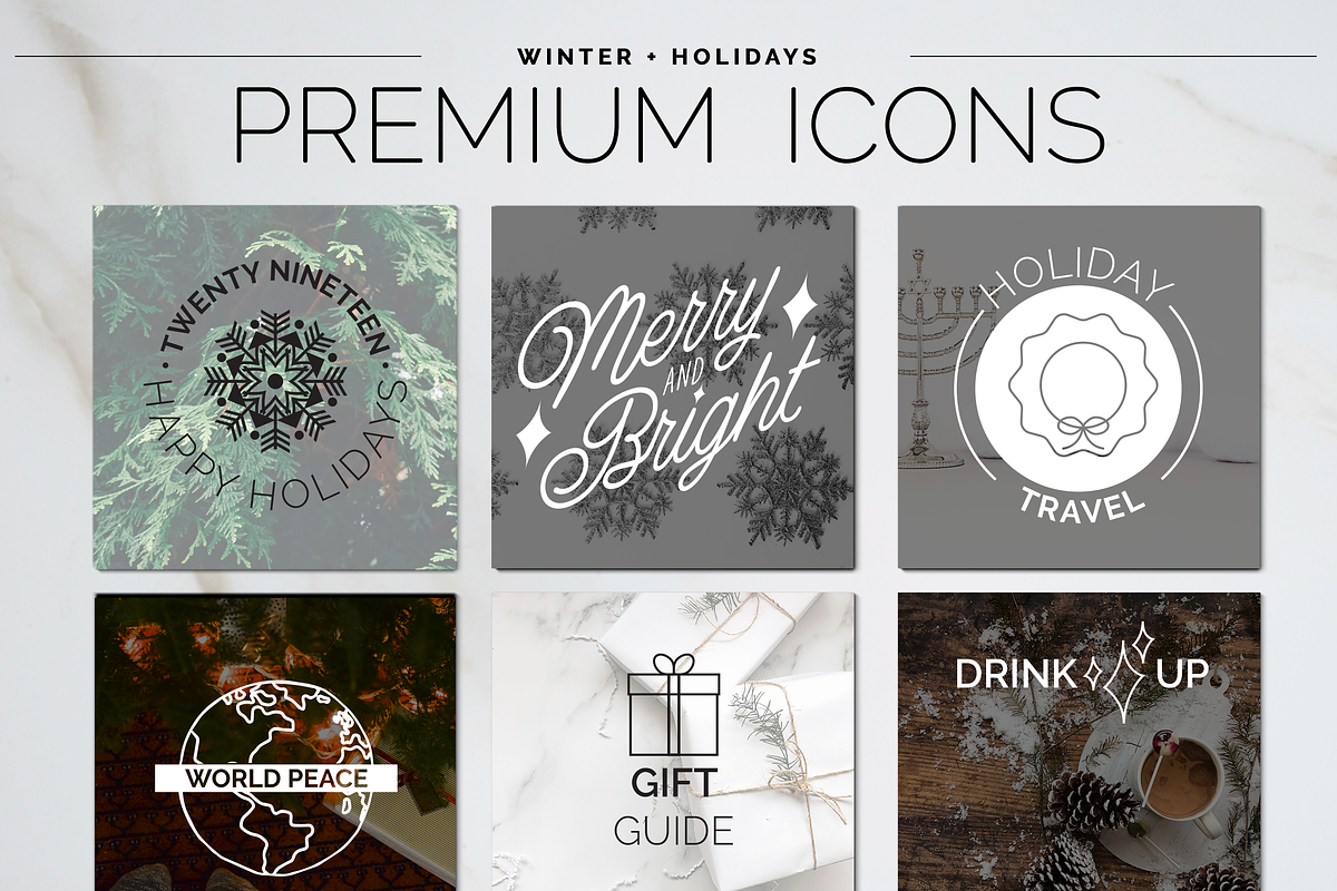 ICONS: Winter + Holidays, an Outline Icon by Bdemm Studio (Photo 3 of 3)