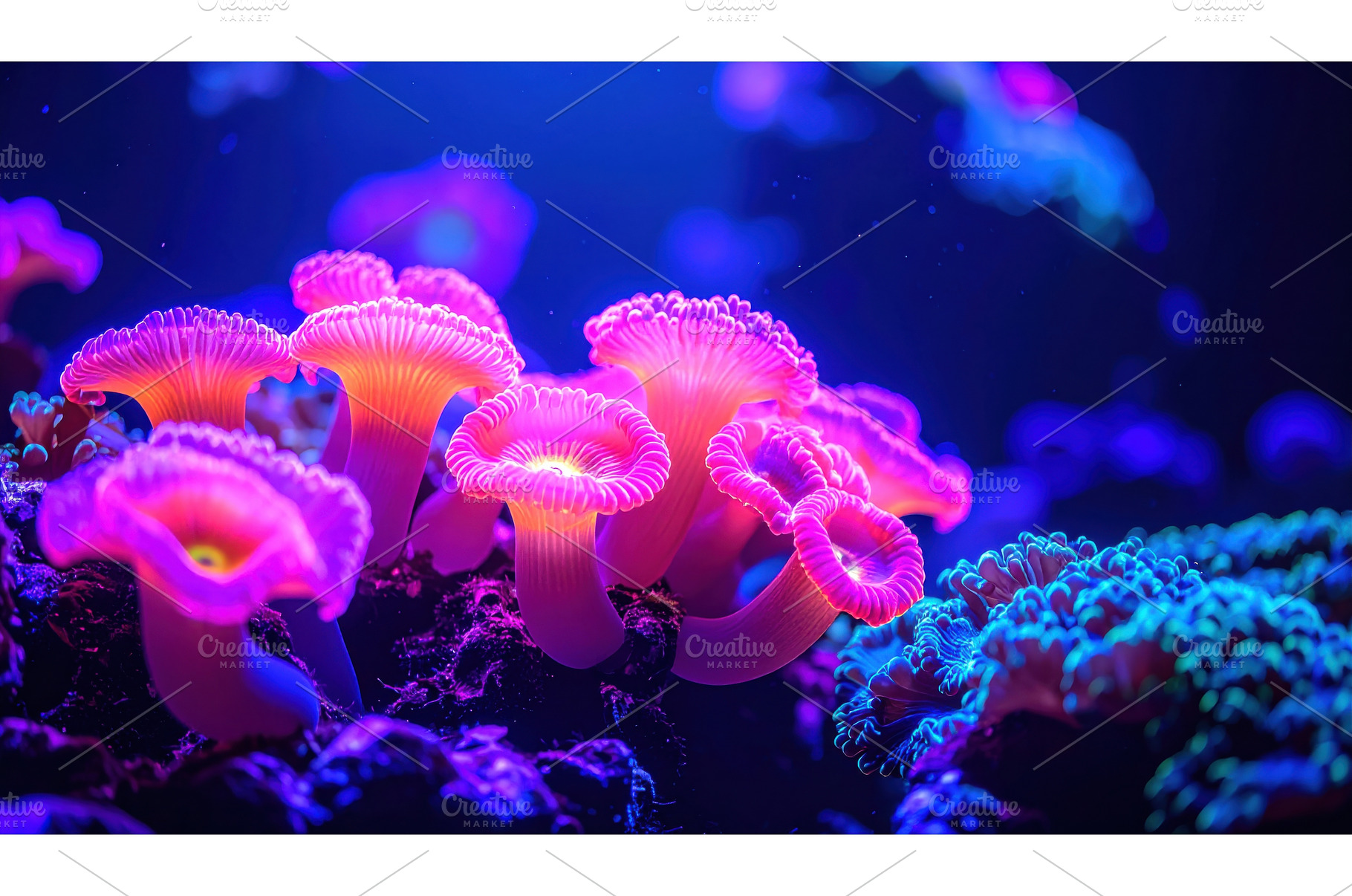 Brightly glowing bioluminescent, a Background Photo by Igor Tichonow